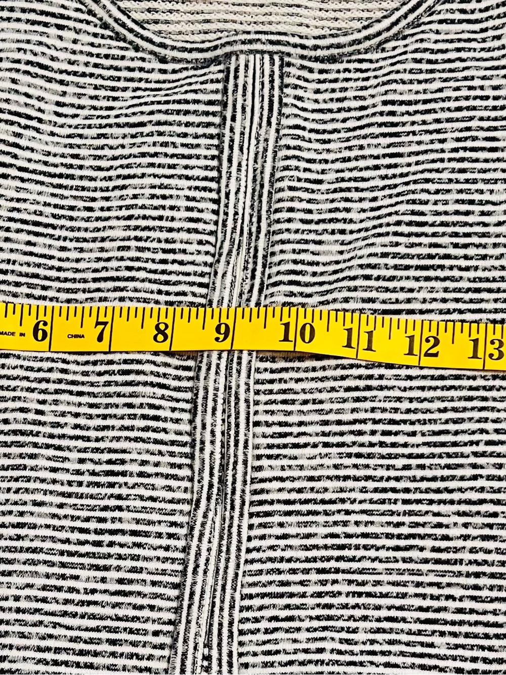 Max Studio Weekend Striped Sleeveless Shift Dress Pockets Black White Size Small - Picture 10 of 10